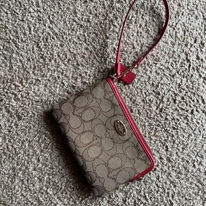 Coach wristlet